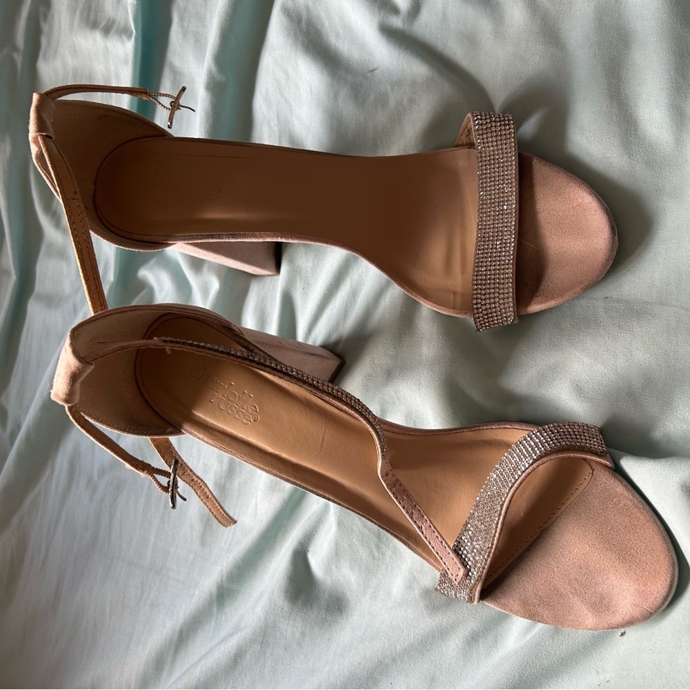 Very worn women’s heels
